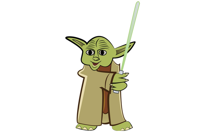 Simple Yoda Drawing | Free download on ClipArtMag