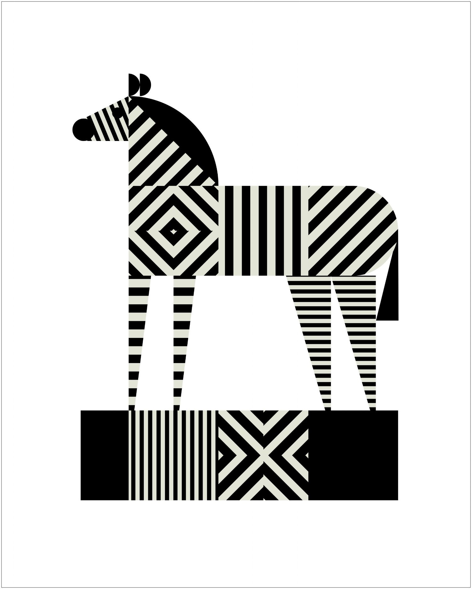 1500x1872 Photo Illustration, Drawings, Zebra