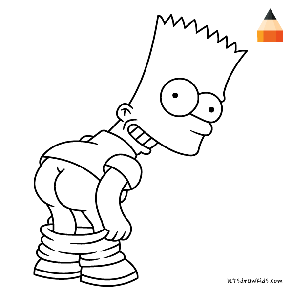 600x600 How To Draw Bart Simpson