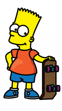 215x382 How To Draw Bart The Simpsons Drawing For Kids