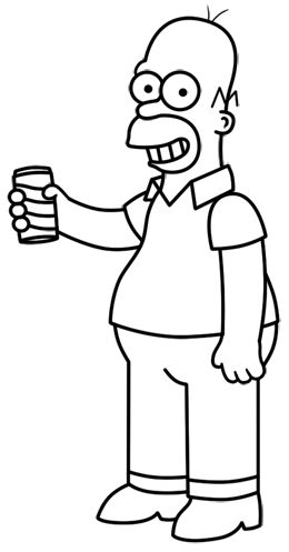 260x497 simpsons cartoon characters to draw in simpsons drawings