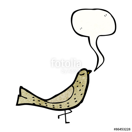 500x500 Cartoon Singing Bird Stock Image And Royalty Free Vector