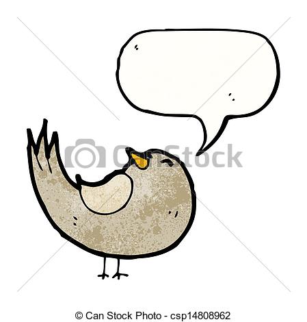 449x470 Cartoon Bird Singing Clip Art Vector