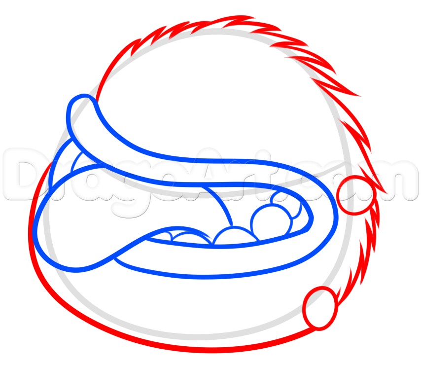 854x740 Draw Maw From My Singing Monsters, Step