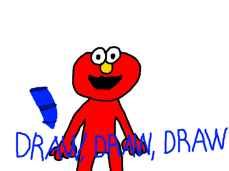 800x600 Elmo Singing Along To The Drawing Song