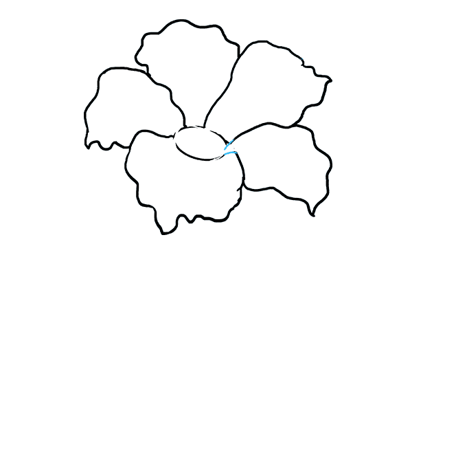 680x678 How To Draw A Hibiscus