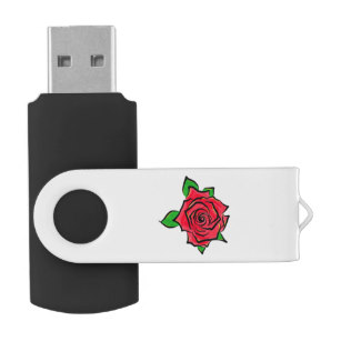 307x307 Red Rose Drawing Electronics Tech Accessories Zazzle