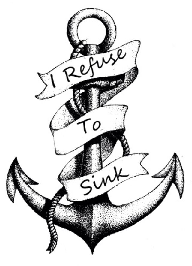 640x886 Anchor Tattoos Drawings, Tattoos, Easy