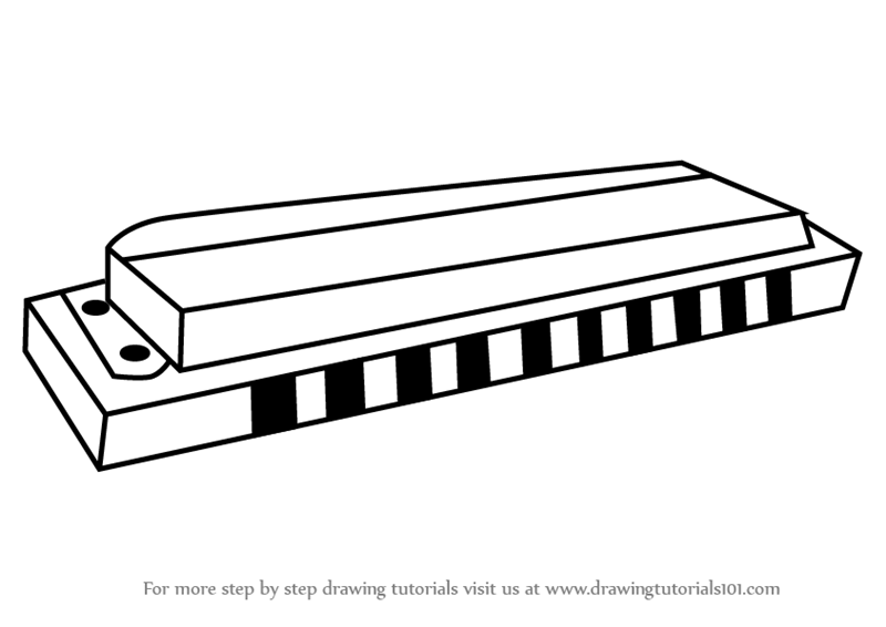 800x566 Learn How To Draw A Simple Mouth Organ