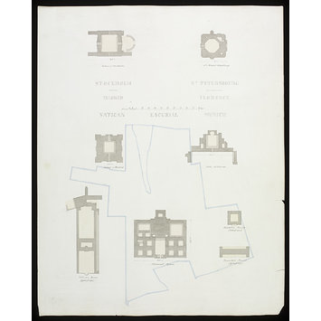 355x355 Block Plan Of The Kensington Estate With Various European Palaces