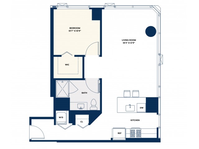 640x480 Floor Plans And Bedroom South Loop Apartments The Paragon