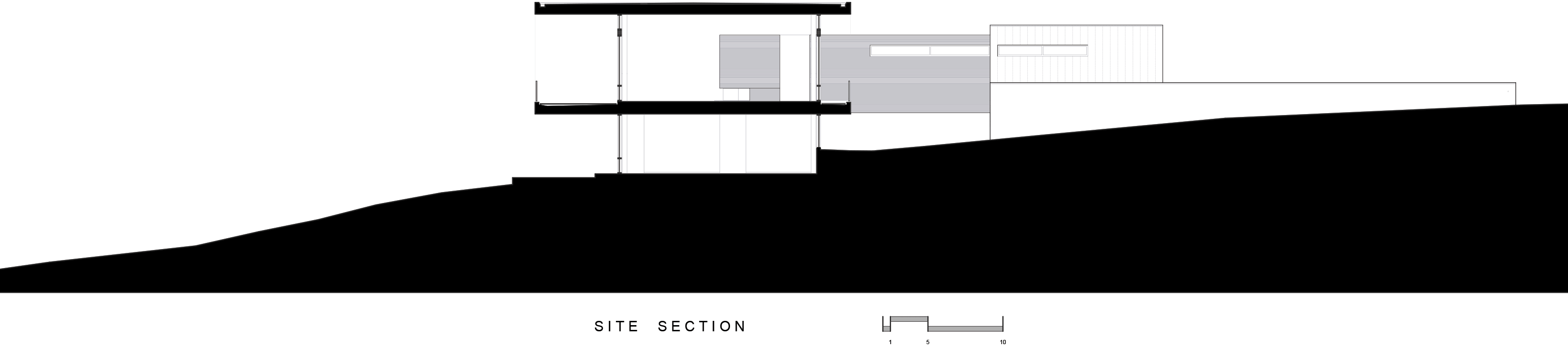 3297x730 Studio Dwell Embeds The River View House Into A Sloped Site