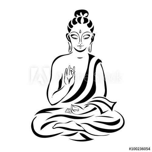500x500 Sitting Buddha