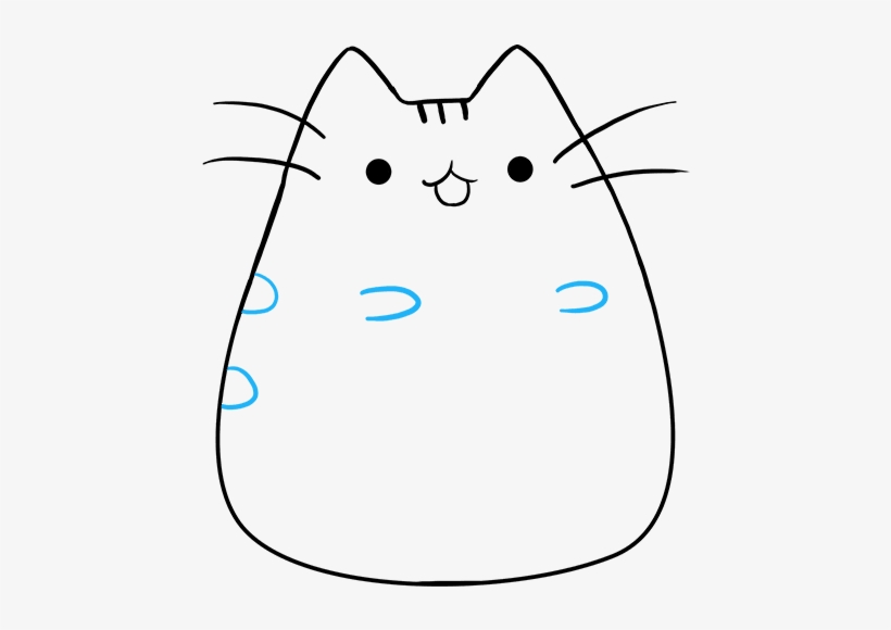 820x580 How To Draw Pusheen The Cat