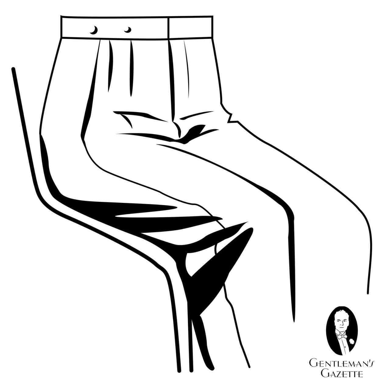 1264x1264 Plus In Chair Front View As Drawing Legs Sitting Down Drawing How