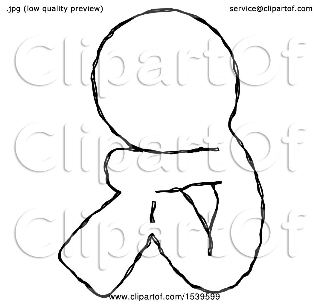 1080x1024 Sketch Design Mascot Man Sitting With Head Down Facing Sideways