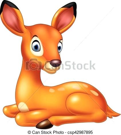 423x470 Sitting Deer Commandc Club