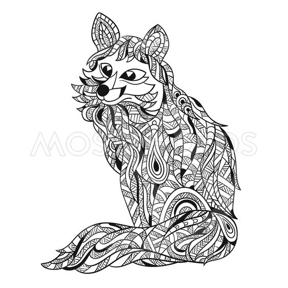 563x563 Vector Monochrome Hand Draw