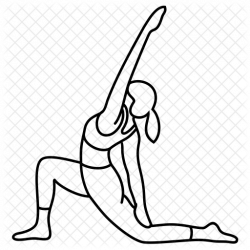 250x250 Yoga Poses Drawing Png, Picture