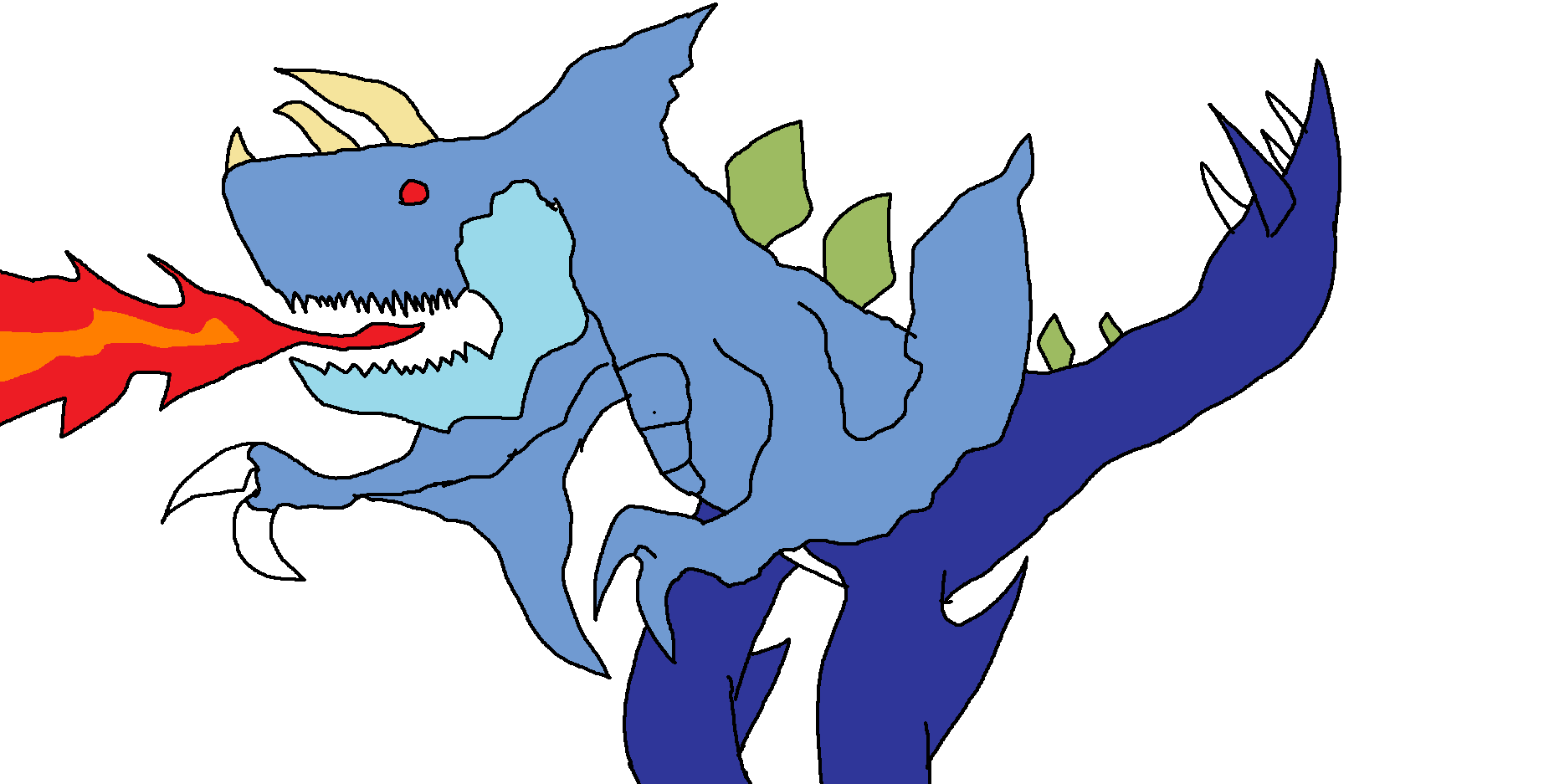 1857x937 I Made A Drawing Of A Shark In Paint Ign Boards