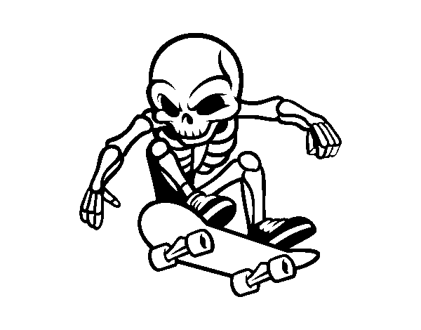 600x470 Skater Drawing Skeleton Huge Freebie! Download For Powerpoint
