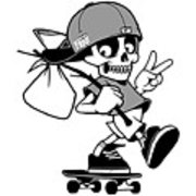 180x180 Skateboard Drawing