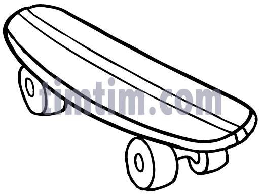 515x386 Free Drawing Of A Skateboard From The Category Sports
