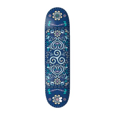 400x400 Drawing Boards Positive Patterns Spiral Skateboard Deck