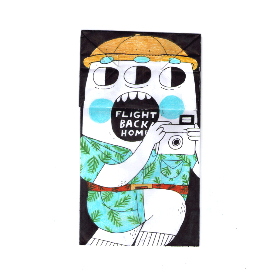 900x900 Yellow Mushmellow Barf Bag Monsters