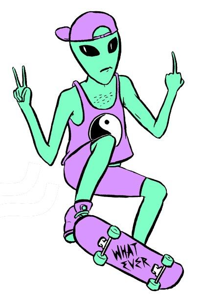 415x604 Alien, Skate, And Peace Holy Aliens! In Tumblr Aliens