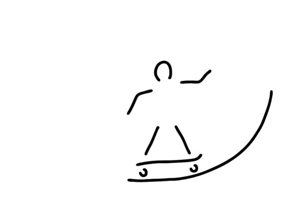 600x423 Skateboarding Drawings Pixels
