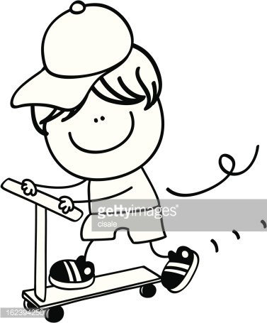 377x455 Skater Boy Premium Clipart