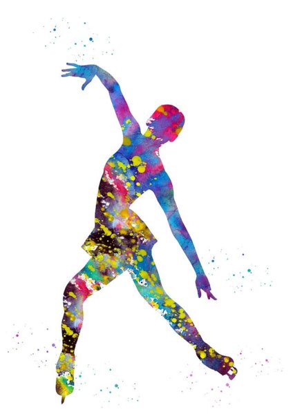 424x600 Skater Girl Art