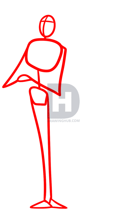 443x720 How To Draw Skin Taker, Step