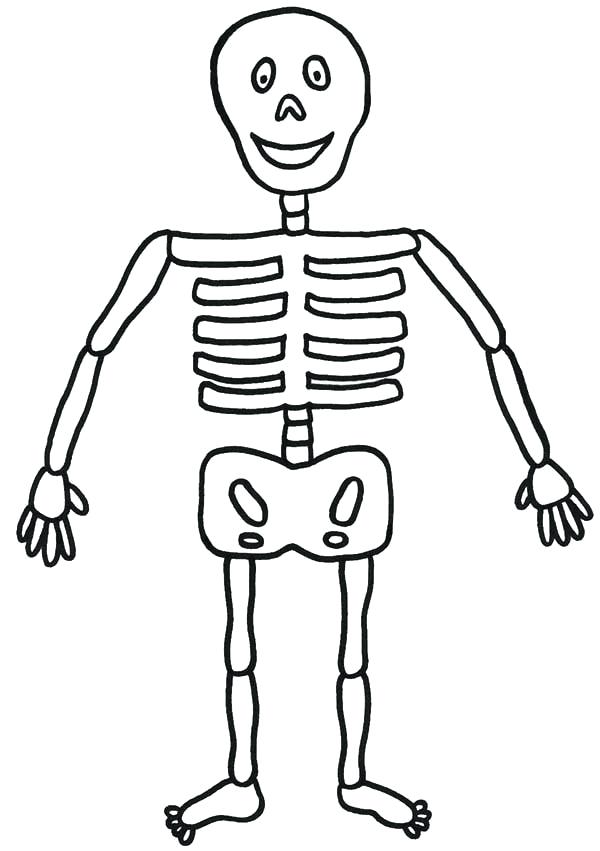 600x851 Jack Skeleton Coloring Pages Easy Drawing Printable Betterfor