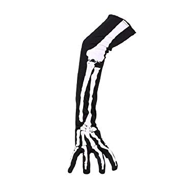 355x355 Luoem Skeleton Gloves Halloween Skeleton Gloves Long Arm Full