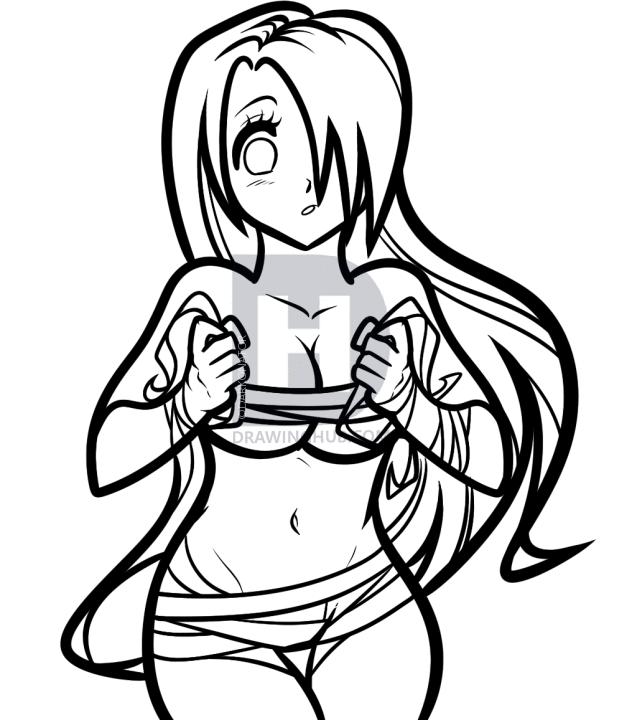 632x720 How To Draw Anime Bodies, Draw Anime Body Figures, Step