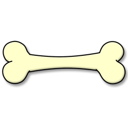 250x250 Cartoon Bone Step