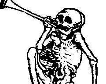 340x270 Sitting Skeleton Etsy