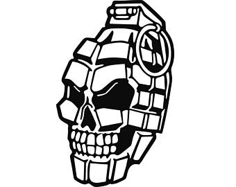 340x270 Drawn Grenade Skeleton