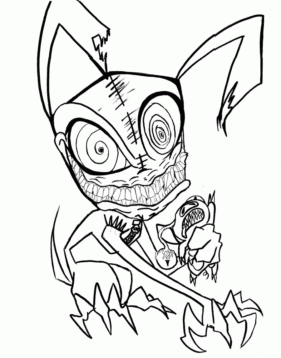 900x1145 Scary Coloring Pages Best For Kids