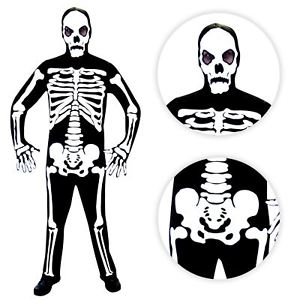 300x300 Mens Mr Bones Skeleton Halloween Jumpsuit Costume Mask Gloves
