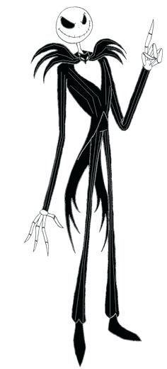 236x519 How To Draw Jack Skellington Step