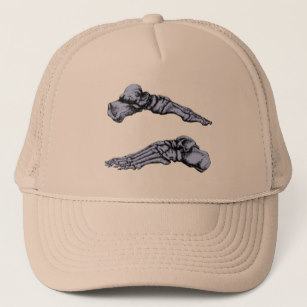 307x307 Human Skeleton Baseball Trucker Hats Zazzle