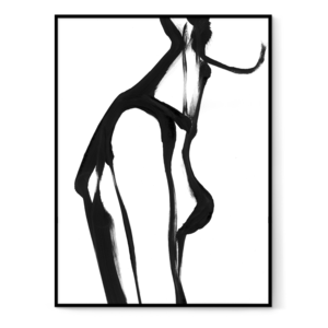 300x300 Abstract Painting Of A Woman Figure Poster Print Sodoma Art Shop