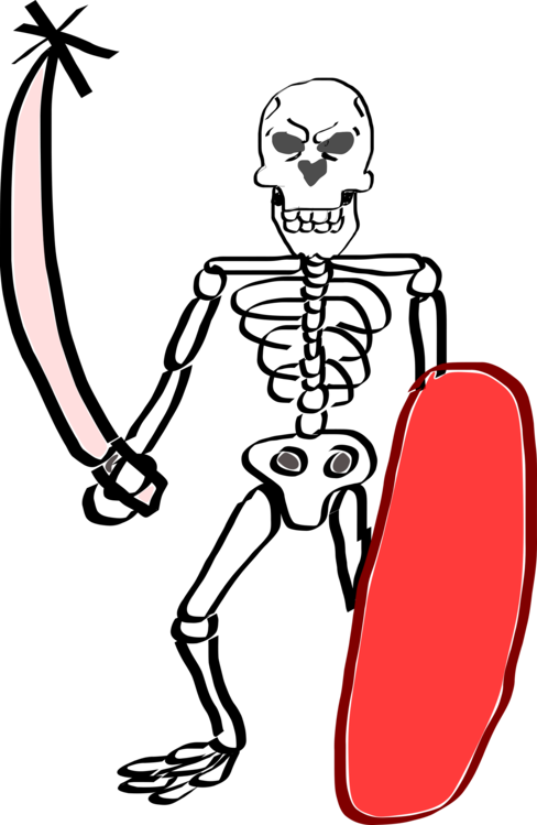 488x749 Human Skeleton Skull Bone Joint Cc0