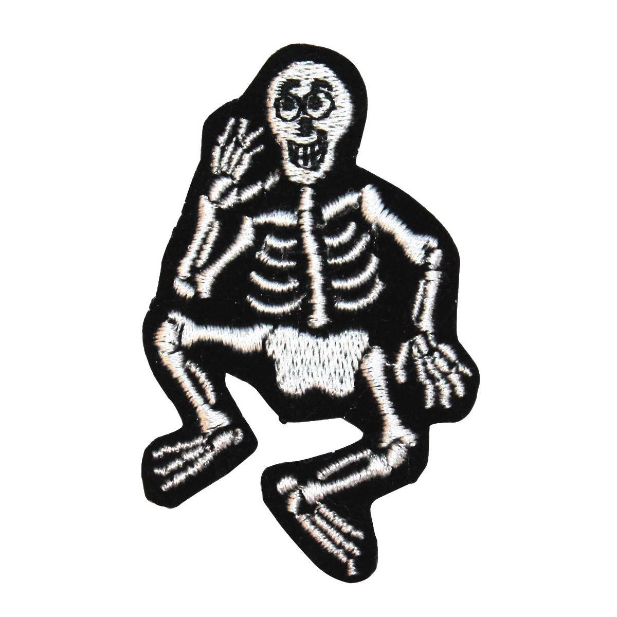 1200x1200 Smiling Skeleton Patch Halloween Decoration Etsy