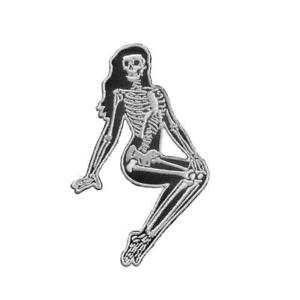 300x300 Kreepsville Skelli Girl Sitting Skeleton Punk Horror Goth Iron