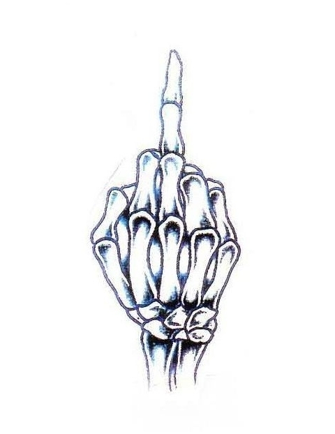 480x622 Drawn Skeleton Hand