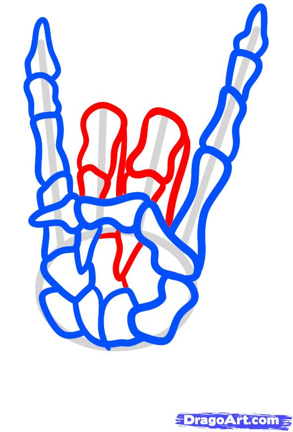 591x872 how to draw devil horns, devil horns, step